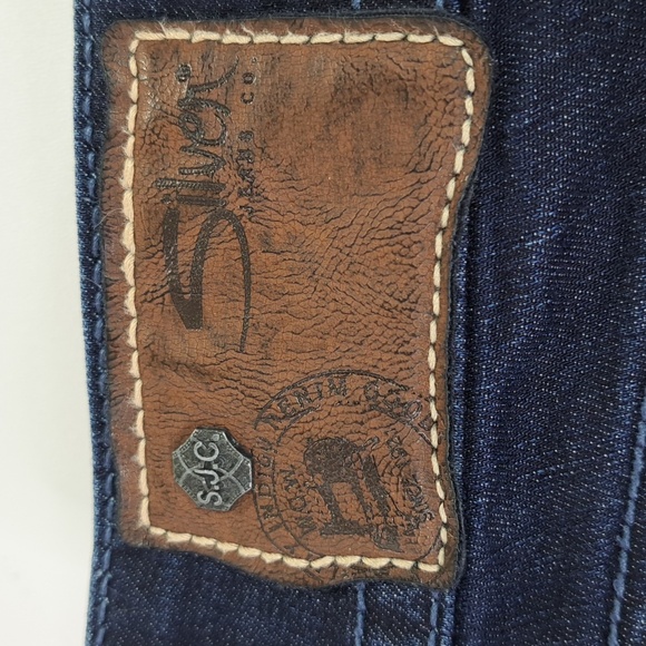 Silver Suki Rose Surplus Jean Long Shorts Size W27 - Picture 10 of 17